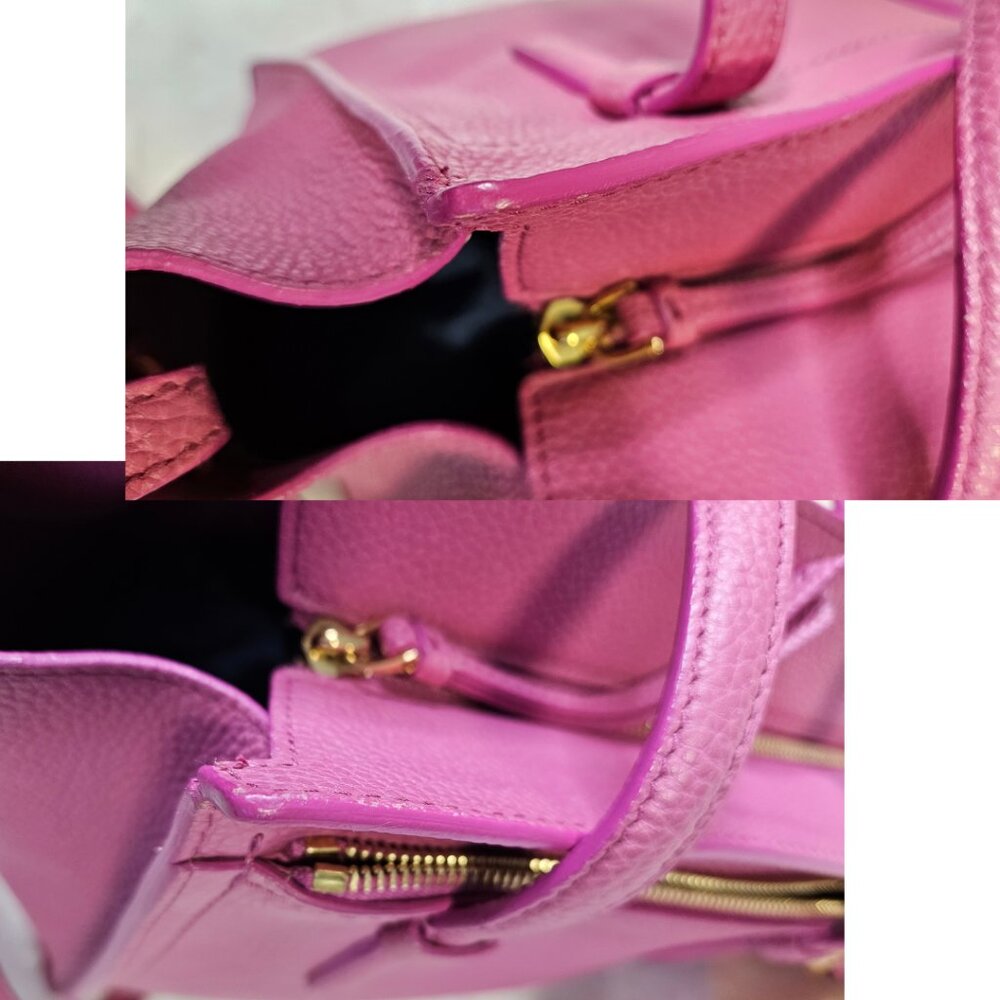 Authentic Salvatore Ferragamo Gancini Amy 21 Leather Tote - Picture 11 of 17